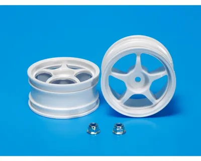 Immagine prodotto di 1:10 Cerchi (2) a 5 razze bianchi da 26 mm 300053232