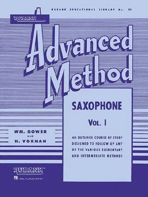 Produktbild von Rubank Advanced Method - Saxophone Vol. 1 (Rubank Educational Library 93) - Saxophone Music Book F