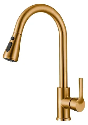 Obrázek produktu pro Kuchyňská baterie, výsuvná hubice, páková, 04043gd, G1/2-c