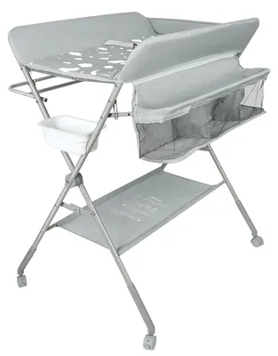Immagine prodotto di Fasciatoio, modello portatile, regolabile in altezza, grigio opaco