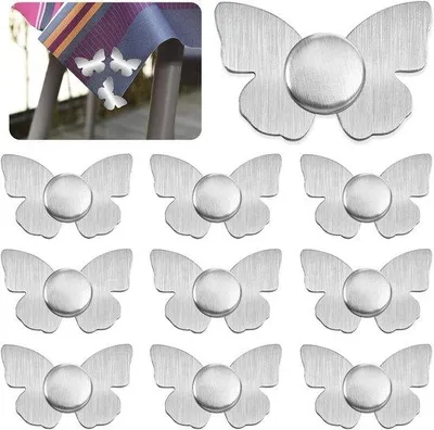 Produktbild von Magnetische Tafelkleedgewichte Edelstahl 10er Set
