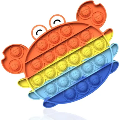 Produktbild von Pop it – Anti-Stress-Spielzeug – Silikon – Sensorisches Spielzeug für Kinder und Erwachsene – Zur Stressbewältigung und Konzentrationsförderung
