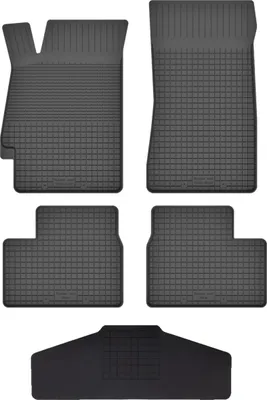 Produktbild von Gummi Fußmatten Set Für: Honda Accord Vi (1998-2002) Gummimatten Schwarz