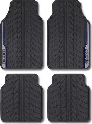 Obrázok produktu pre Univerzálne rohože SPARCO SPCF507BL – predné a zadné, PVC