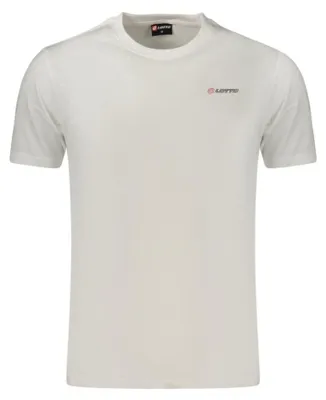 Produktbild von Herren Weißes Rundhals T-Shirt mit Logo-Druck - Kurzarm