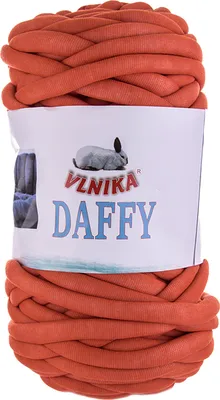 Produktbild von 1000g Daffy Chunky Armstrickgarn Strickgarn maschinenwaschbar XXL Handstrickgarn , Farbe:terracotta