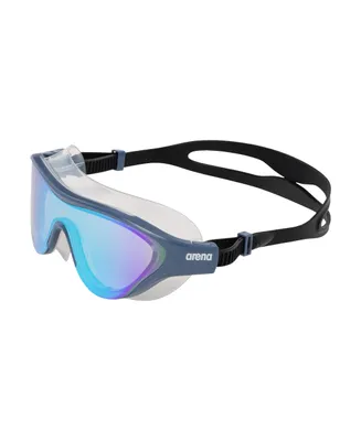 Zdjęcie produktu dla Okulary pływackie maska Arena THE ONE MASK MIRROR BLUE-GREY_BLUE-BLACK
