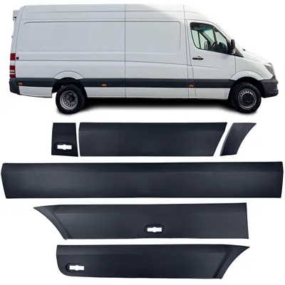 Image de Barre de renfort de portière, moulure décorative droite pour Mercedes-Benz Sprinter W906, à partir de 2006