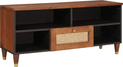 Obrázok produktu pre TV skrinka Hnedá 100 x 33,5 x 46 cm Masívne mango drevo