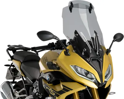 Image de Ecran PUIG touring plus avec déflecteur fumé transparent pour Bmw