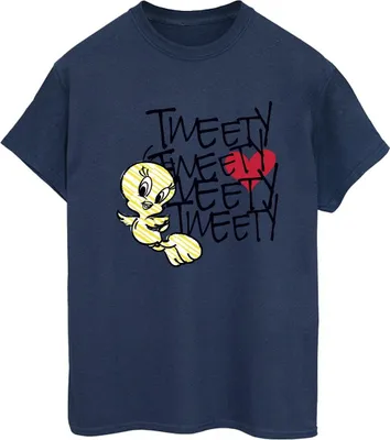 Produktbild von Looney Tunes - T-Shirt für Damen BI33260 (M) (Marineblau)