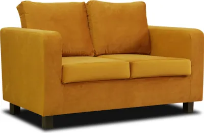 Produktbild von Gepolstertes Zweisitzer-Sofa CRISTALINA - gelb