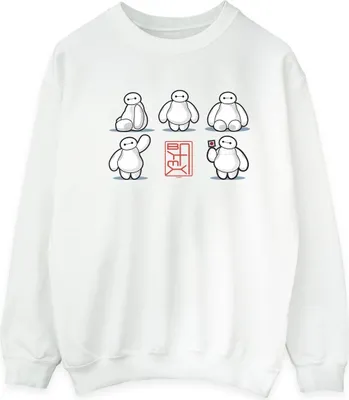 Produktbild von Disney - "Big Hero 6" Sweatshirt für Herren BI15263 (5XL) (Weiß)