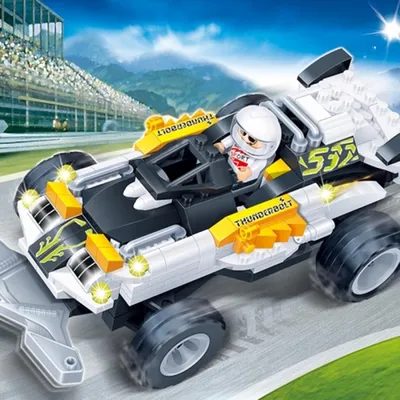 Produktbild von Super Cars mit Fernbedienung  Konstruktionsspielzeug Bausteine BanBao 8217