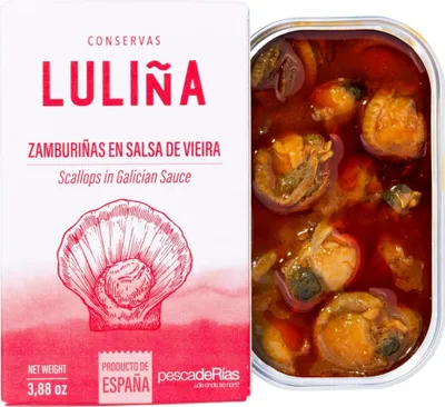 Produktbild von Conservas Luliña Jakobsmuscheln in galicischer Jakobsmuschelsauce
