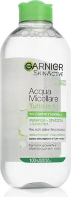 Immagine prodotto di Acqua micellare detergente Garnier SkinActive (pelle mista/sensibile) 400 ml