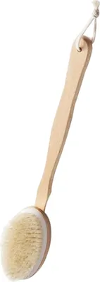 Produktbild von 1 Stück/3 Stück Trockenbürsten-Körperbürste Naturholz-Badebürste Ergonomischer Griff Rückenschrubber Körperpeeling zum Nass-/Trockenbürsten