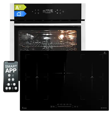 Image de Cuisinière: 60cm Four encastrable EB8313HC + 77cm Plaque Induction IH87705FZ