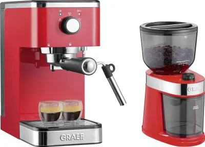 Obrázek produktu pro Automatické sítko na kávu GRAEF ES403EUSET červené