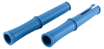 2 Stretchfolien-Dispenser mit Handgriffen, Blau, 260 mm, PP