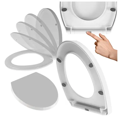 Produktbild von Granitan - WC-Sitz - Toilettensitz - Absenkautomatik - Bad Zubehör