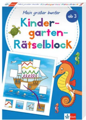 Produktbild von Klett Mein großer bunter Kindergarten-Rätselblock