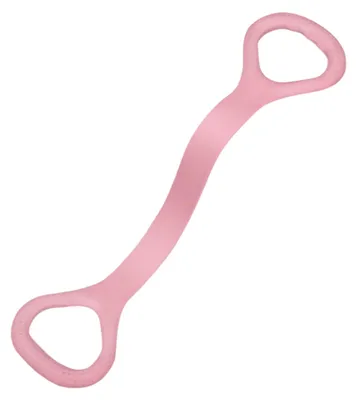 Produktbild von Silikon-Widerstandsband in Achterform, rutschfest, für Arm- und Schulterdehnung, Krafttraining, elastisches Band, Fitnessseil