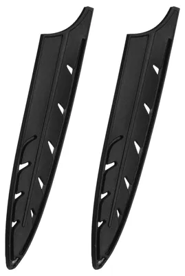 Messerschutz 2er-Set, Klingenschutz für 8-Zoll-Messer, schwarz