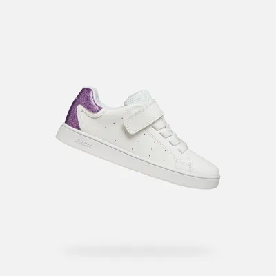 Produktbild von Geox Weiße Eclyper Mädchen-Sneaker 38