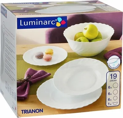 Produktbild von 19tlg. Tellerset + Schale Trianon