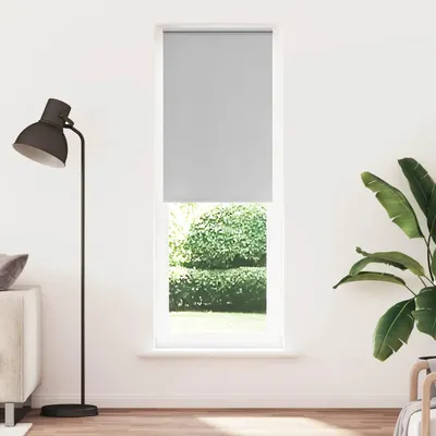 Produktbild von vidaXL Verdunkelungsrollo Hellgrau 85x210 cm Stoffbreite 80,7 cm