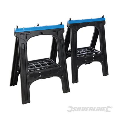 Produktbild von Silverline 973048 Kabelbinder zum Aufhängen, 2 Stck