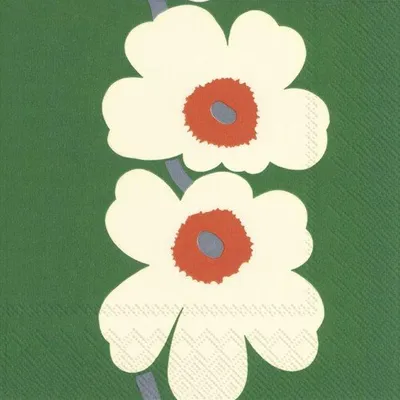 Immagine prodotto di Tovaglioli 33x33 cm - UNIKKO 60TH ANNIVERSARY green