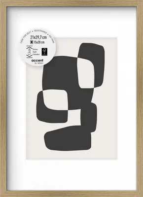 Produktbild von accent by nielsen Holz Bilderrahmen Aura, 21x29,7 cm (A4), Eiche