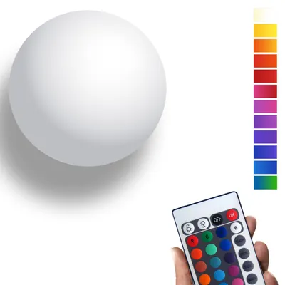 Produktbild von LED Kugelleuchte 25 cm Akku RGB Farbwechsel IP54 – Indoor & Outdoor Stimmungslicht