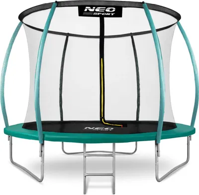 Obrázek produktu pro Profilovaná zahradní trampolína Neo-Sport o délce 312 cm s vnitřní sítí