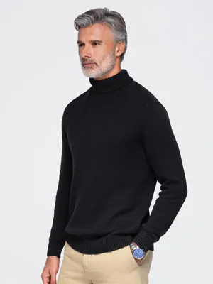 Zdjęcie produktu dla Golf męski OMBRE OM-SWTN-0192 CZARNY rozmiar: XL