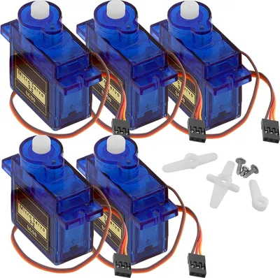 Produktbild von AZ-Delivery Aktoren SG90 Micro Servo Motor 9G für RC Roboter Hubschrauber Flugzeug, 5x SG90