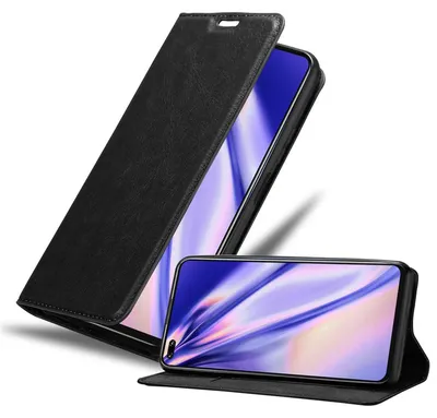 Image de Cadorabo Housse pour Honor View 30 PRO Housse de protection en noir Etui pour téléphone portable Case Cover Fermeture magnétique