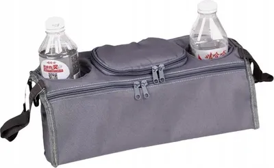 Image de CHILD WALKER ORGANISER Porte-bouteille Sac Double WIDE Gris