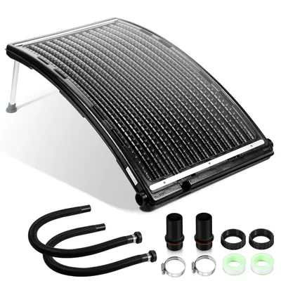 Immagine prodotto di Riscaldatore solare TolleTour Capacità fino a 15 litri Riscaldatore solare per piscine fuori terra Collettore solare per acqua calda 1 pezzo 110x69x14cm