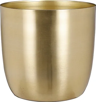 Produktbild von Mica Decorations Alano Blumentopf - H21 x Ø22 cm - Metall - Gold