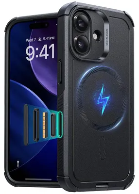 Obrázek produktu pro ESR – Cyber HaloLock ochranné pouzdro pro iPhone 17 – černé