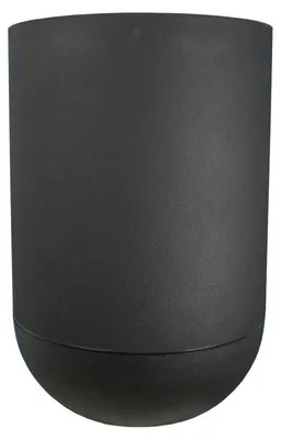 Image de Bac Pot de fleurs Double Parois effet Granit - Tulipe D 50cm 54,5L - Noir - Fabrication Française