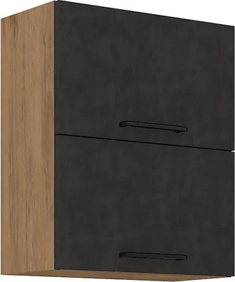 Immagine prodotto di Armadietto superiore a battente VANYA - larghezza 60 cm, matera / rovere lancelot