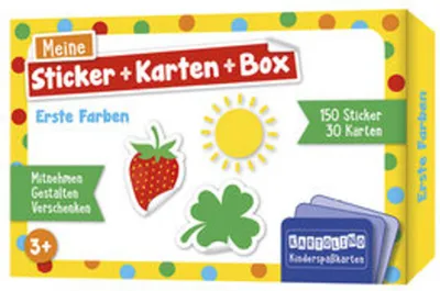 Obrázek produktu pro Meine Sticker + Karten + Box - Erste Farben