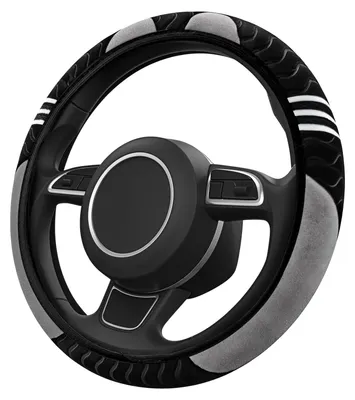 Obrázok produktu pre Plyšový kryt na volant, zimný, 37-38 cm, protišmykový