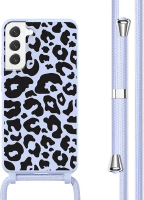 Produktbild von imoshion SilikonHülle design mit Band Samsung Galaxy S22 - Animal Lila