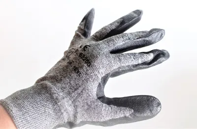 Immagine prodotto di 2 paia di guanti a maglia POLYFLEX Grip Air grigio Guanto protettivo Guanto da lavoro