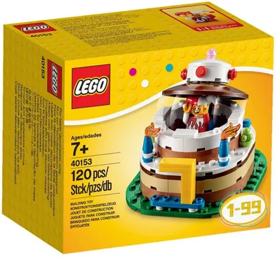 Obrázek produktu pro LEGO Iconic Birthday Table Decoration, Sada na stavění, 7 rok/roky, 120 kusů
